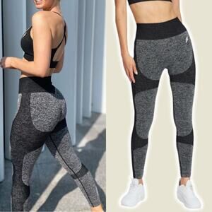 DOYOUEVEN Impact Seamless Leggings Sz XS Black Gray
